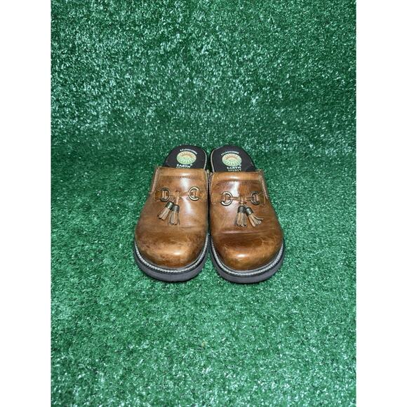 Earth Spirit Women Size 7 Pinewood II Gelron 2000 Slip On Brown‎ Leather Loafers - Picture 6 of 9